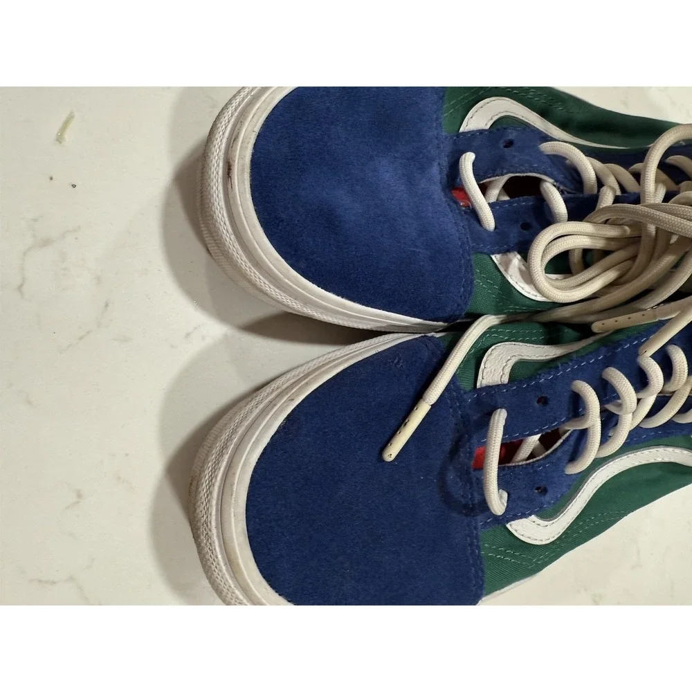 Vans Shoes Yacht Club Old Skool 10.5 Men Multicolor Colorful Block Suede School